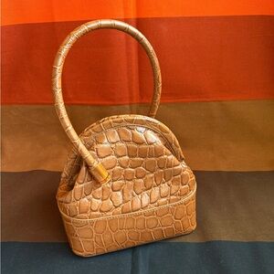 Louise et CIE isel croc effect leather tote